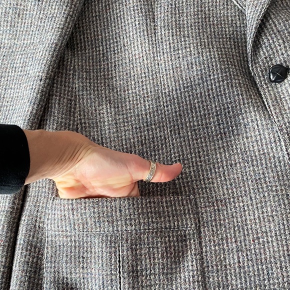 Vintage Harris Tweed Wool Blazer Men’s suit jacket Grandpacore old money - Picture 16 of 16